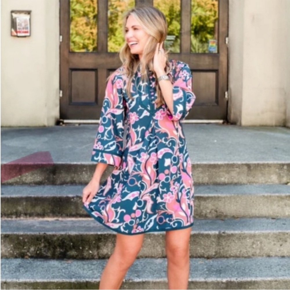 Tuckernuck x Cameran Eubanks Wimberly Magnolia Chintz Indre Dress NWT Size Small - Picture 13 of 13